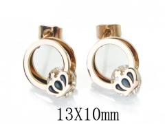 HY Stainless Steel Small Crystal Stud-HY47E0120MLG