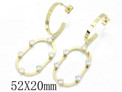 HY Wholesale 316L Stainless Steel Drops Earrings-HY47E0060OL