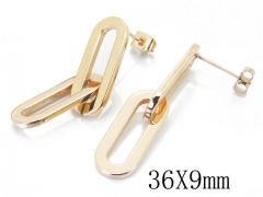 HY Wholesale 316L Stainless Steel Drops Earrings-HY06E1677ML
