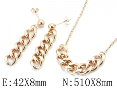 HY Wholesale 316L Stainless Steel jewelry Set-HY06S1037HKS