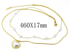 HY Wholesale Necklace (Pearl)-HY32N0218HIE
