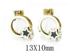 HY Stainless Steel Small Crystal Stud-HY47E0123MLE