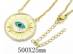 HY Wholesale Stainless Steel 316L Lover Necklaces-HY54N0491OF