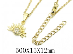 HY Wholesale Stainless Steel 316L CZ Necklaces-HY54N0482ME