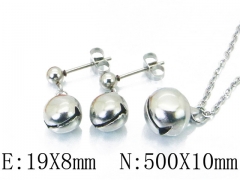 HY Wholesale 316L Stainless Steel jewelry Set-HY59S1656KD