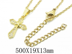 HY Wholesale Stainless Steel 316L Lover Necklaces-HY54N0486MR