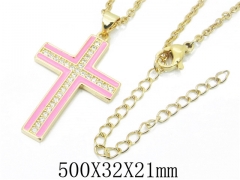 HY Wholesale Stainless Steel 316L Necklaces (Religion Style)-HY54N0464N5
