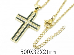 HY Wholesale Stainless Steel 316L Necklaces (Religion Style)-HY54N0463N5