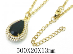 HY Wholesale Stainless Steel 316L CZ Necklaces-HY54N0475OLZ
