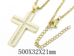HY Wholesale Stainless Steel 316L Necklaces (Religion Style)-HY54N0462NL
