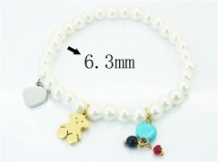 HY Stainless Steel 316L Bracelet (Bear Style)-HY21B0335HIA