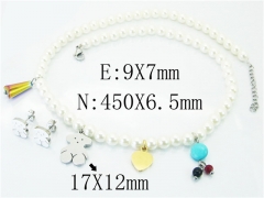 HY Wholesale 316L Stainless Steel jewelry Set-HY21S0216HOD