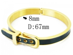 HY Wholesale 316L Stainless Steel Popular Bangle-HY12B0483HMS