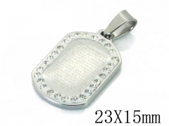 HY Wholesale 316L Stainless Steel Pendant-HY12P0986JL