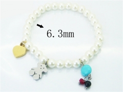 HY Stainless Steel 316L Bracelet (Bear Style)-HY21B0334HIC