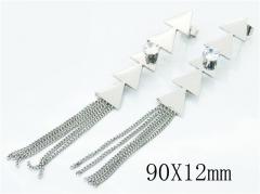 HY Wholesale 316L Stainless Steel Earrings-HY26E0365NL
