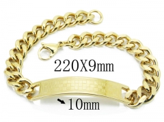 HY Wholesale 316L Stainless Steel ID Bracelets-HY08B0696NL