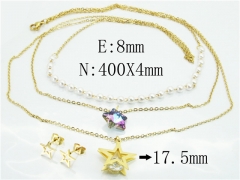 HY Wholesale 316L Stainless Steel jewelry Set-HY26S0062P5