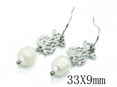 HY Wholesale Stainless Steel Bear Earrings-HY90E0287HHD