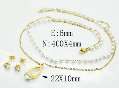 HY Wholesale 316L Stainless Steel jewelry Set-HY26S0070OL