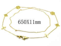 HY Wholesale Stainless Steel 316L CZ Necklaces-HY32N0232HRR
