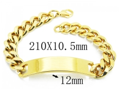HY Wholesale 316L Stainless Steel ID Bracelets-HY08B0724NW