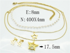 HY Wholesale 316L Stainless Steel jewelry Set-HY26S0063P5