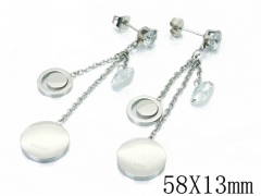 HY Wholesale 316L Stainless Steel Earrings-HY26E0372ME