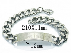 HY Wholesale 316L Stainless Steel ID Bracelets-HY08B0718MLA