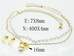 HY Wholesale 316L Stainless Steel jewelry Set-HY26S0075O5