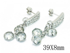 HY Wholesale 316L Stainless Steel Earrings-HY26E0374ME