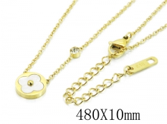 HY Wholesale Stainless Steel 316L CZ Necklaces-HY32N0228PW
