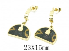 HY Wholesale 316L Stainless Steel Earrings-HY32E0115PZ