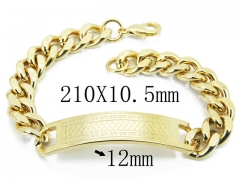 HY Wholesale 316L Stainless Steel ID Bracelets-HY08B0703NL