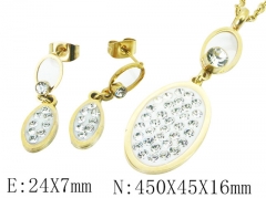 HY Wholesale 316L Stainless Steel jewelry Set-HY02S2816HID