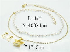 HY Wholesale 316L Stainless Steel jewelry Set-HY26S0066O5