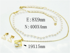 HY Wholesale 316L Stainless Steel jewelry Set-HY26S0074O5