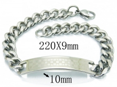 HY Wholesale 316L Stainless Steel ID Bracelets-HY08B0693ML