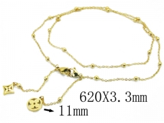 HY Wholesale Stainless Steel 316L CZ Necklaces-HY32N0233OL