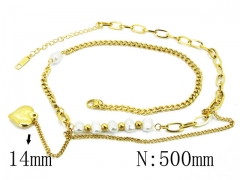 HY Wholesale Stainless Steel 316L CZ Necklaces-HY32N0231HJZ