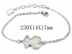HY Stainless Steel 316L Bracelet (Bear Style)-HY90B0415HLQ