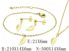 HY Wholesale 316L Stainless Steel jewelry Set-HY59B1683MS