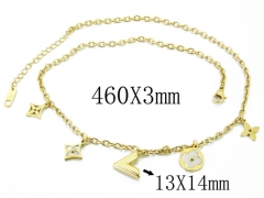 HY Wholesale Stainless Steel 316L Jewelry Necklaces-HY32N0237HIR