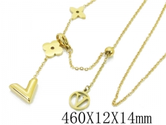 HY Wholesale Stainless Steel 316L Jewelry Necklaces-HY32N0245HEE