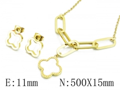 HY Wholesale 316L Stainless Steel jewelry Set-HY64S1204HJE
