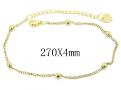 HY Wholesale stainless steel Anklet Jewelry-HY81B0586JV