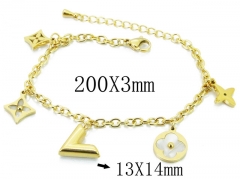 HY Wholesale Stainless Steel 316L Bracelets Jewelry-HY32B0210HHQ