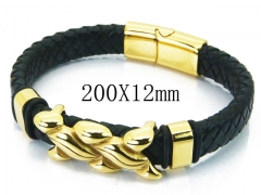 HY Wholesale Stainless Steel 316L Bracelets Jewelry-HY23B0382HMB