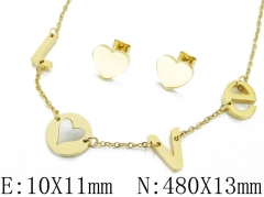 HY Wholesale 316L Stainless Steel jewelry Set-HY64S1217HJS