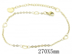 HY Wholesale stainless steel Anklet Jewelry-HY81B0591KQ